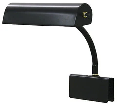 10" House of Troy Black Clip-on Piano Lamp GP10-7