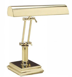 14" House of Troy Solid Brass Upright Piano Lamp