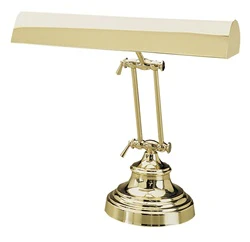 14" House of Troy Upright Piano Lamp - Beveled Base