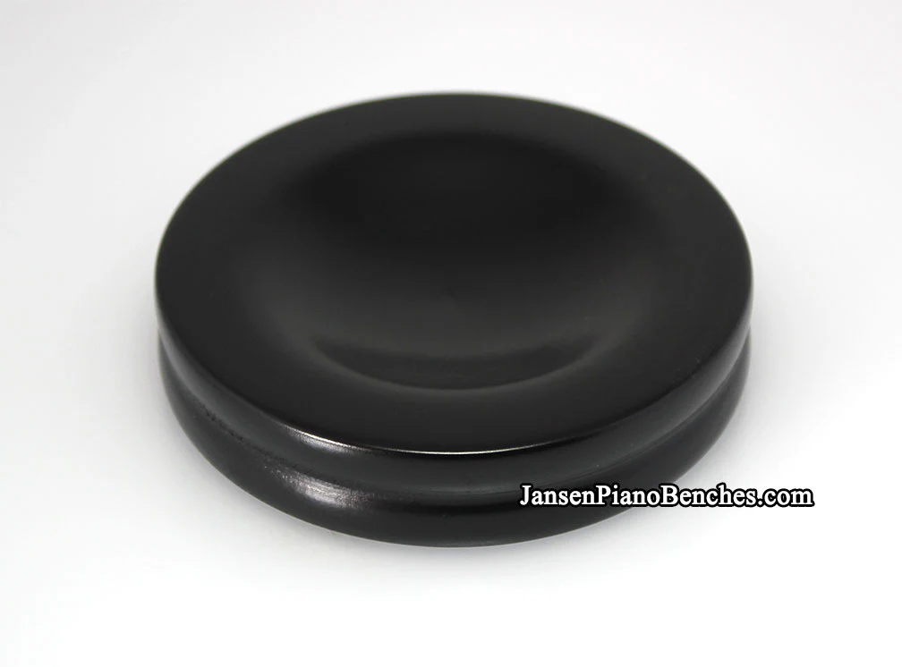 4" Jansen Satin Piano Caster Cups - Image 5