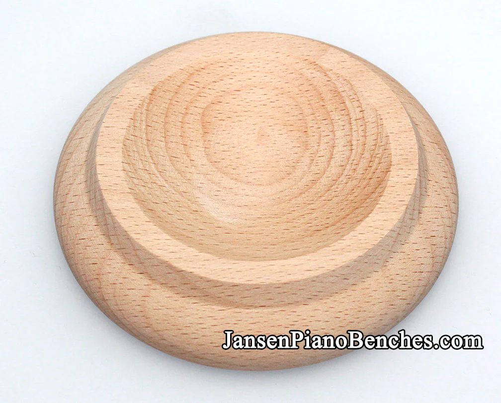 3 1/2" Royal Wood Piano Caster Cups - Image 11