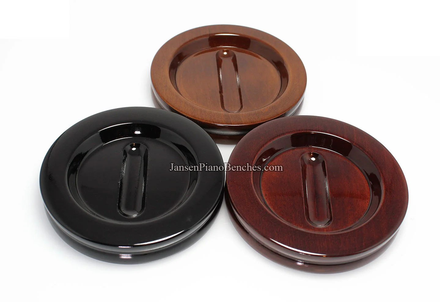 5" High Polish Piano Caster Cups Jansen - Image 4