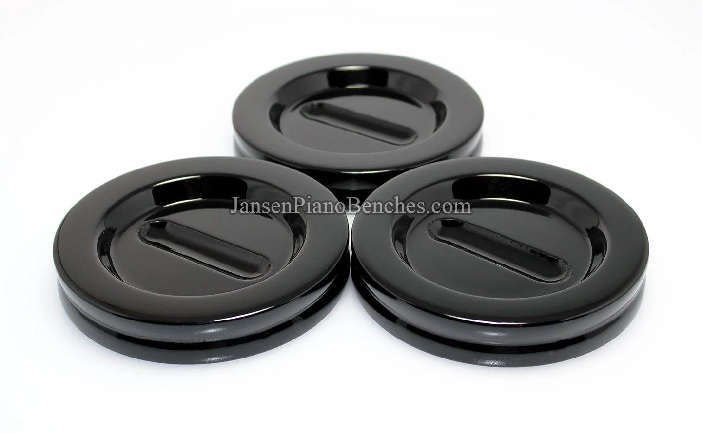 5" High Polish Piano Caster Cups Jansen - Image 5