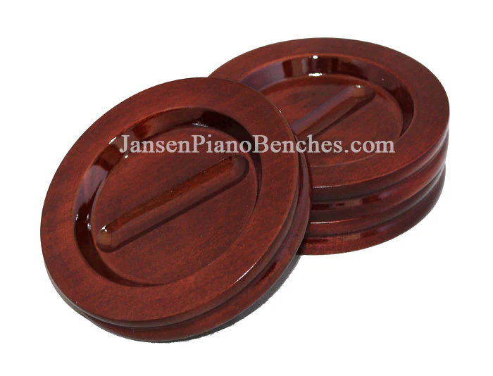 5" High Polish Piano Caster Cups Jansen - Image 7