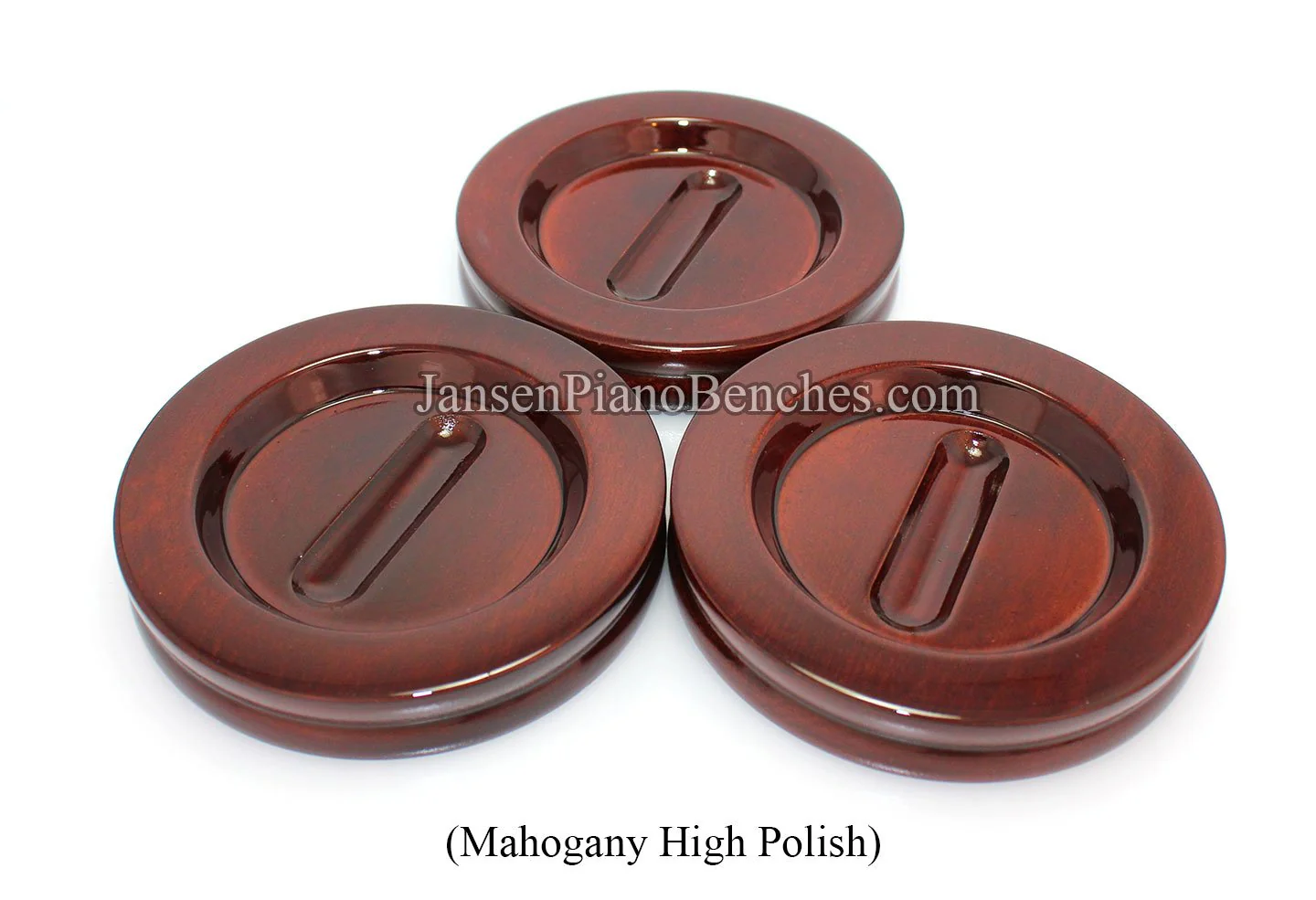 5" High Polish Piano Caster Cups Jansen - Image 8
