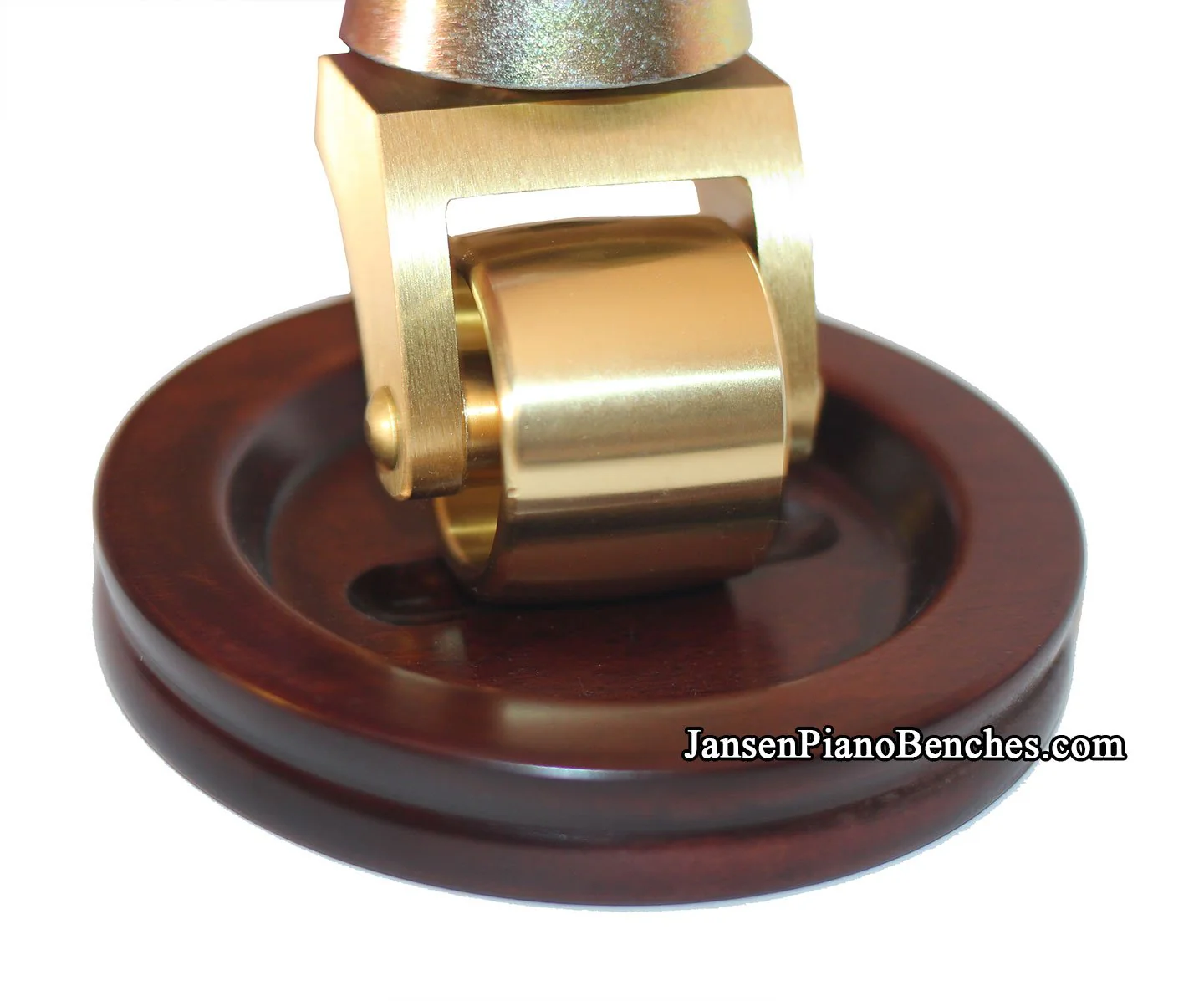 5" Jansen Satin Grand Piano Caster Cups - Image 10