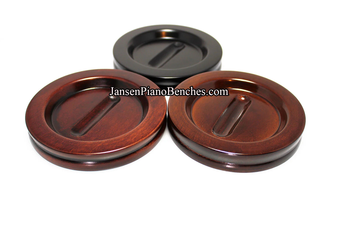 5" Jansen Satin Grand Piano Caster Cups - Image 11