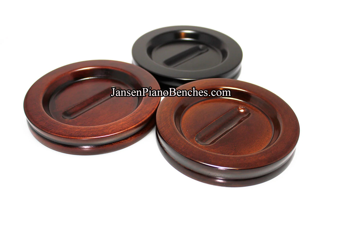 5" Jansen Satin Grand Piano Caster Cups - Image 12