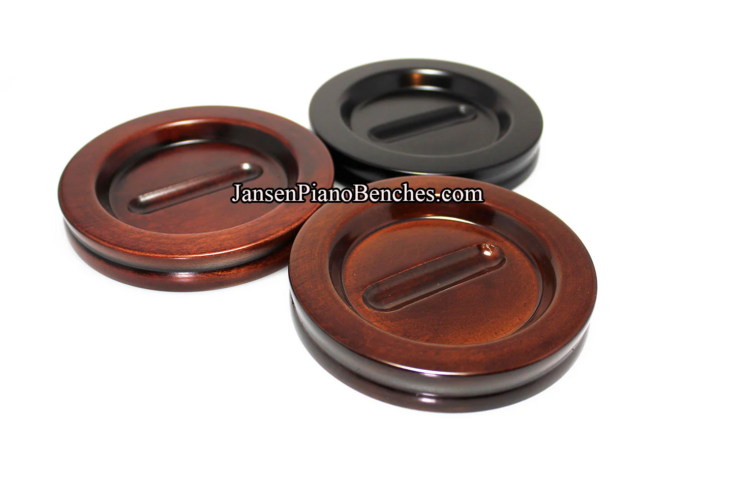 5" Jansen Satin Grand Piano Caster Cups - Image 13