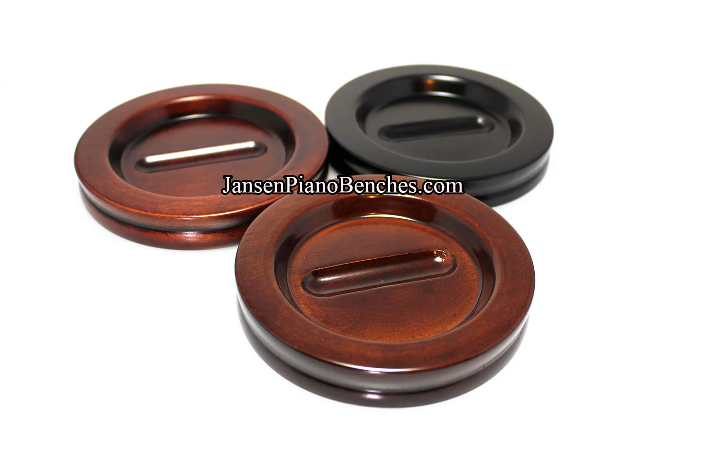 5" Jansen Satin Grand Piano Caster Cups - Image 14