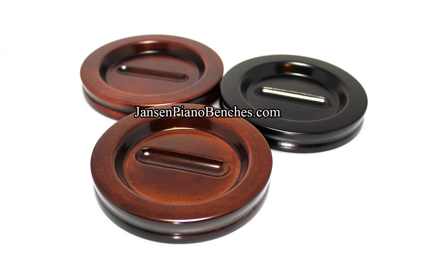 5" Jansen Satin Grand Piano Caster Cups - Image 16