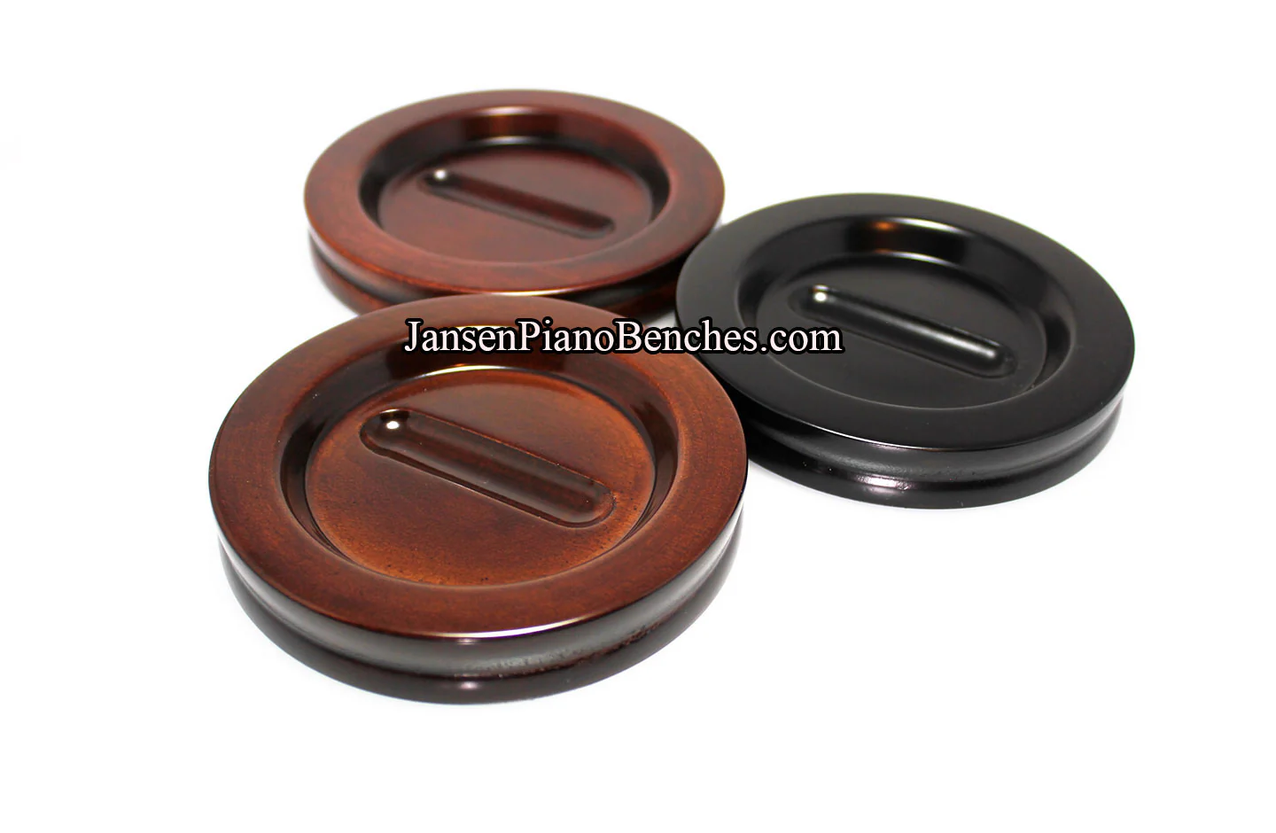 5" Jansen Satin Grand Piano Caster Cups - Image 17