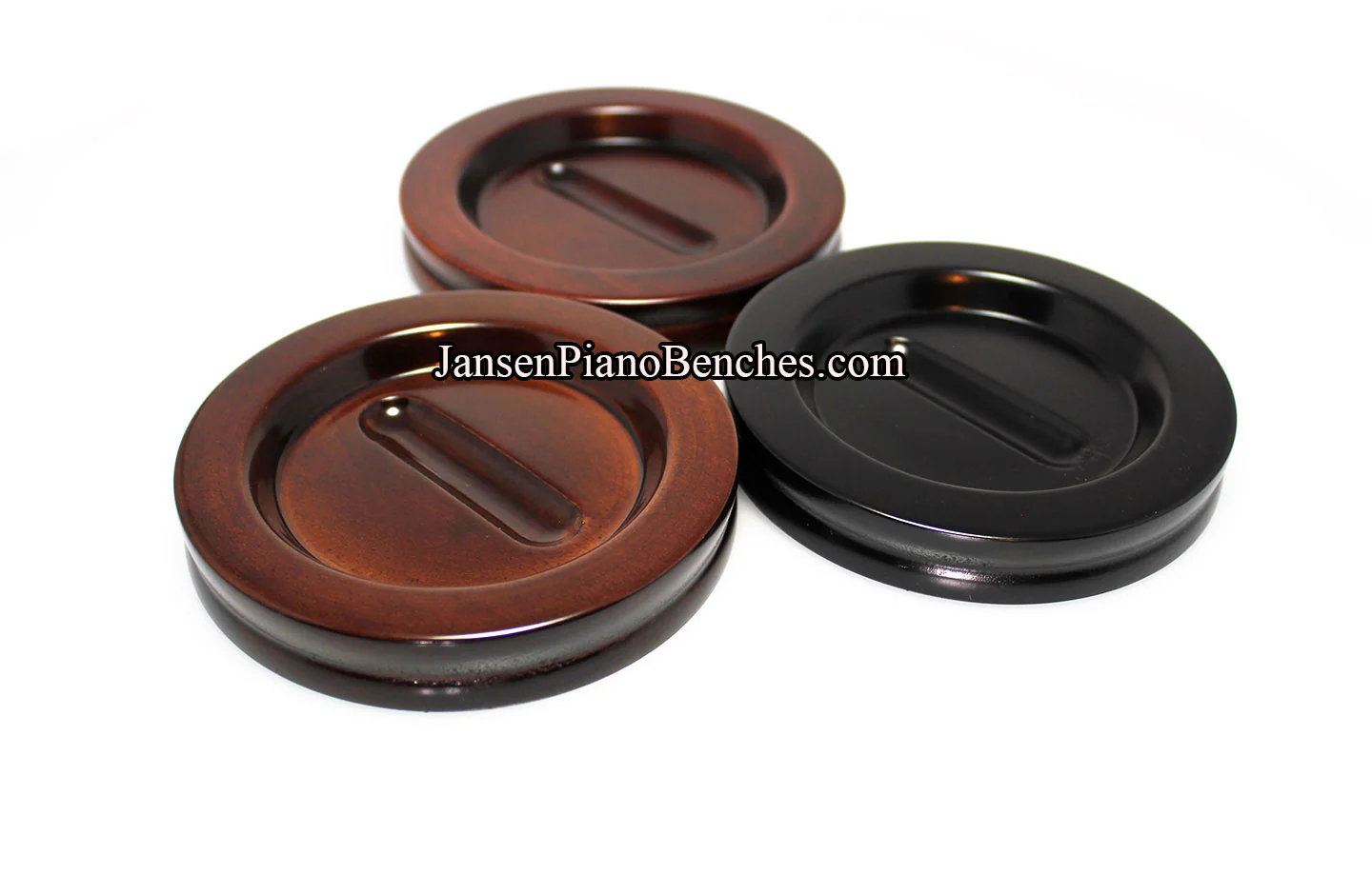 5" Jansen Satin Grand Piano Caster Cups - Image 18