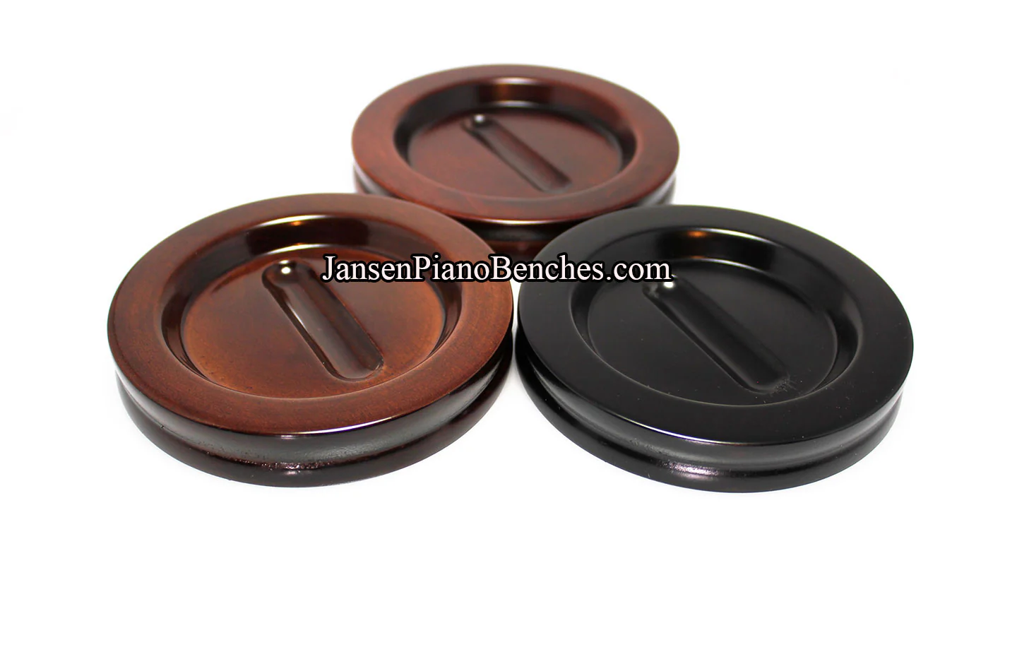 5" Jansen Satin Grand Piano Caster Cups - Image 19