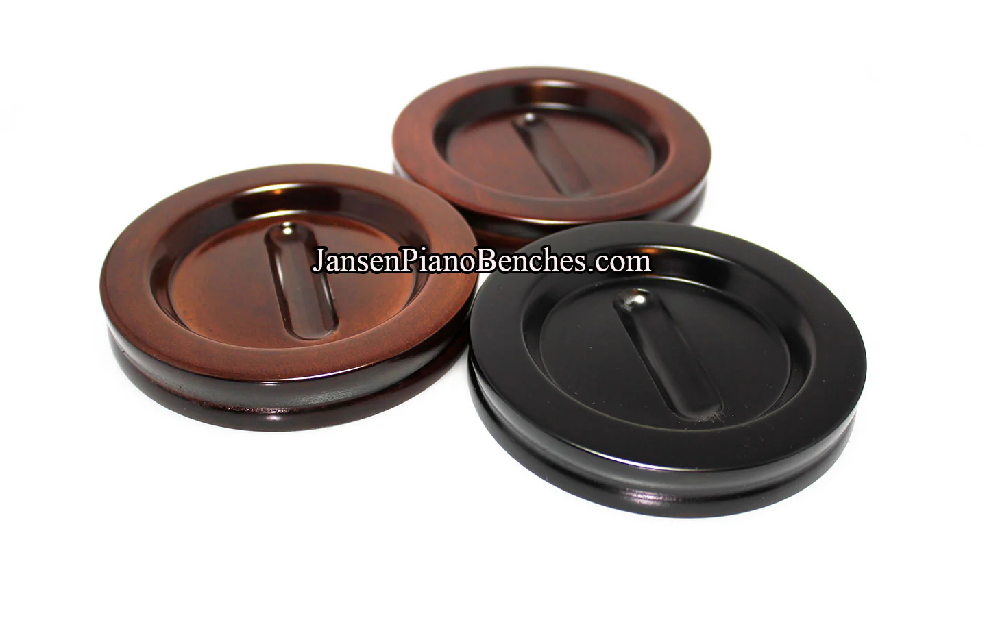5" Jansen Satin Grand Piano Caster Cups - Image 20
