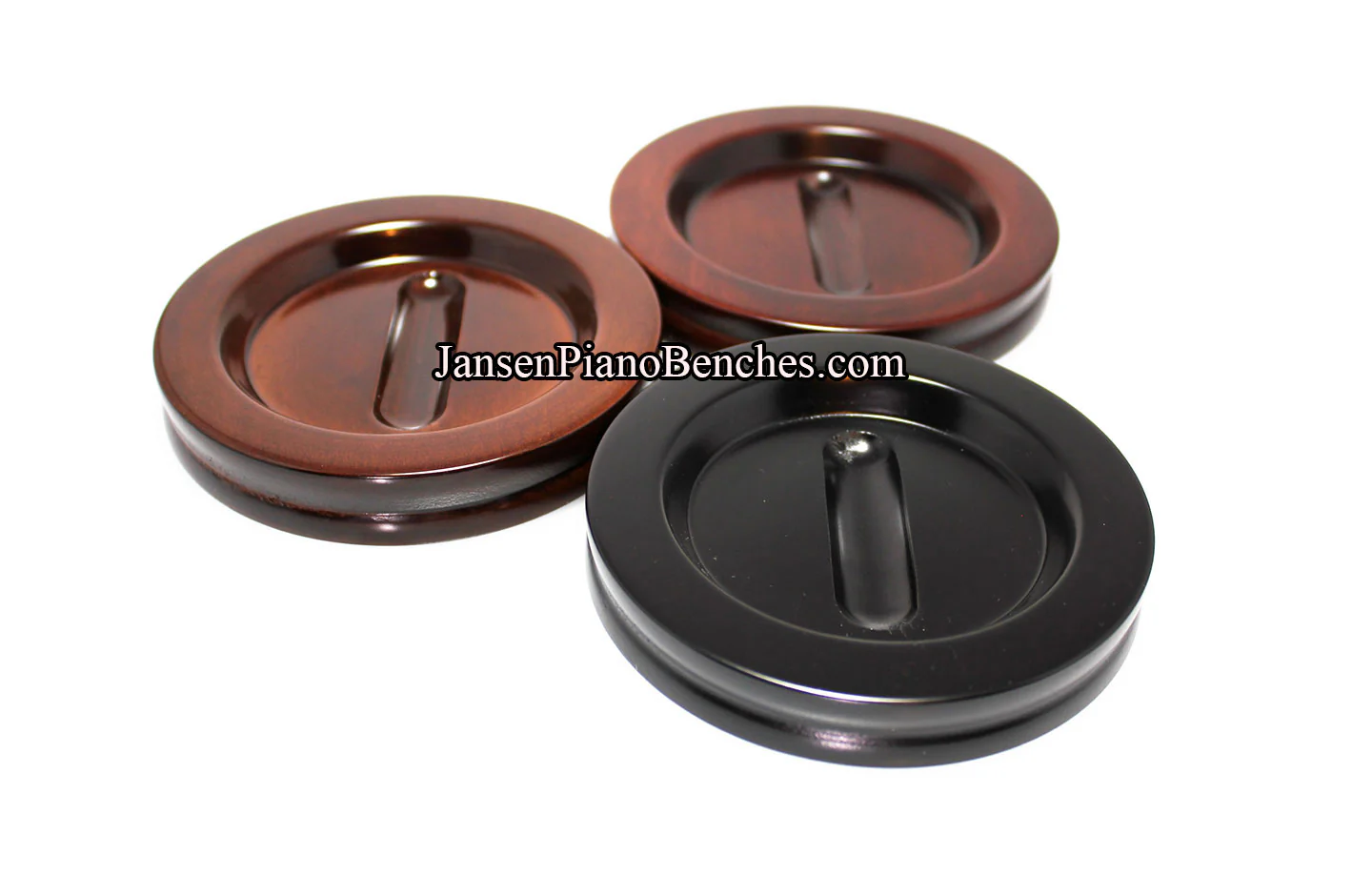 5" Jansen Satin Grand Piano Caster Cups - Image 21