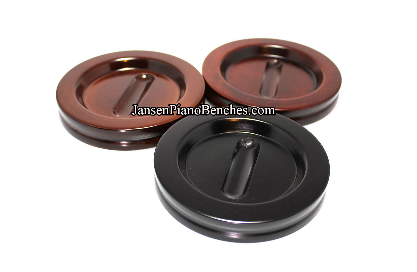5" Jansen Satin Grand Piano Caster Cups - Image 22