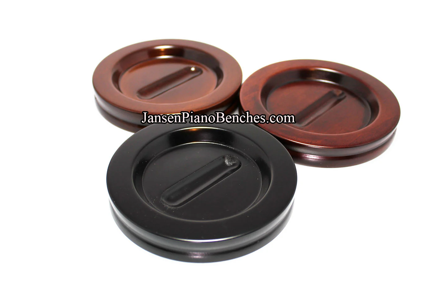 5" Jansen Satin Grand Piano Caster Cups - Image 24