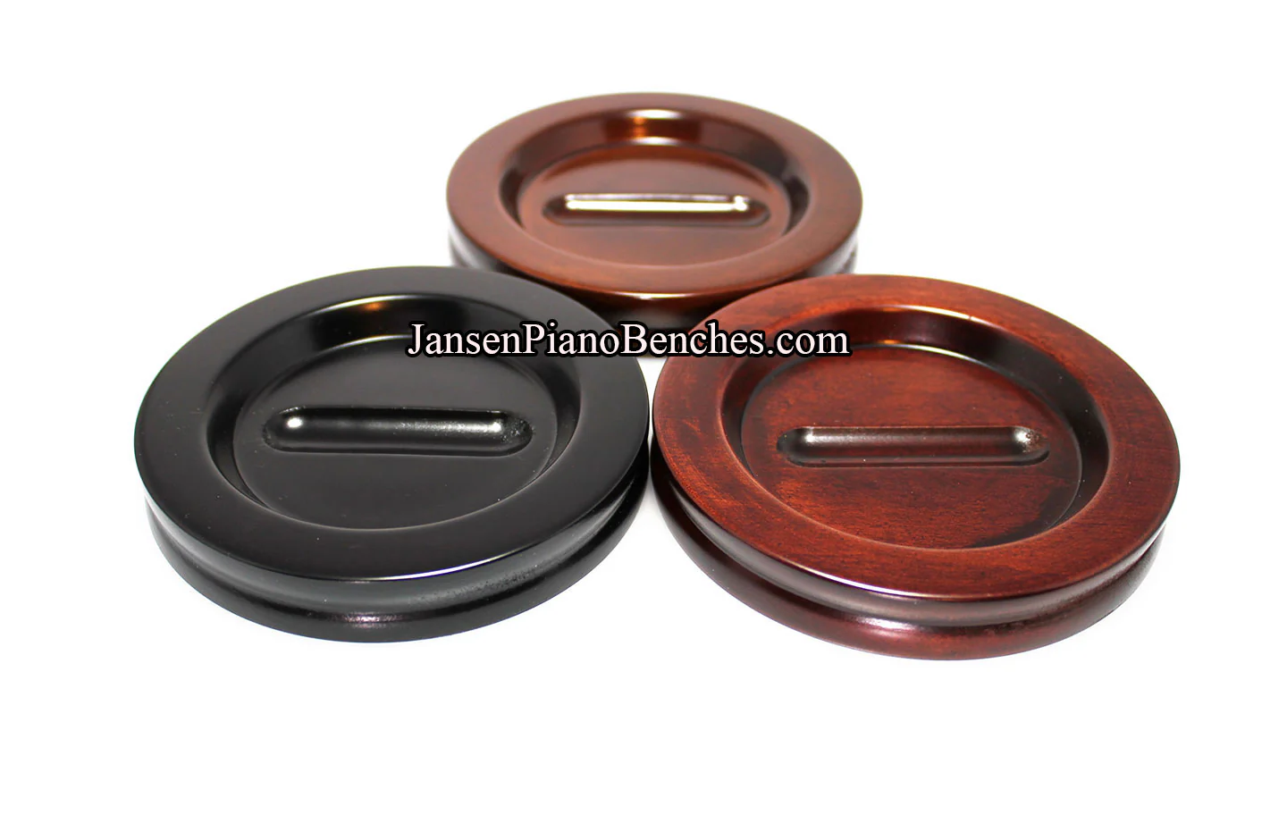 5" Jansen Satin Grand Piano Caster Cups - Image 27