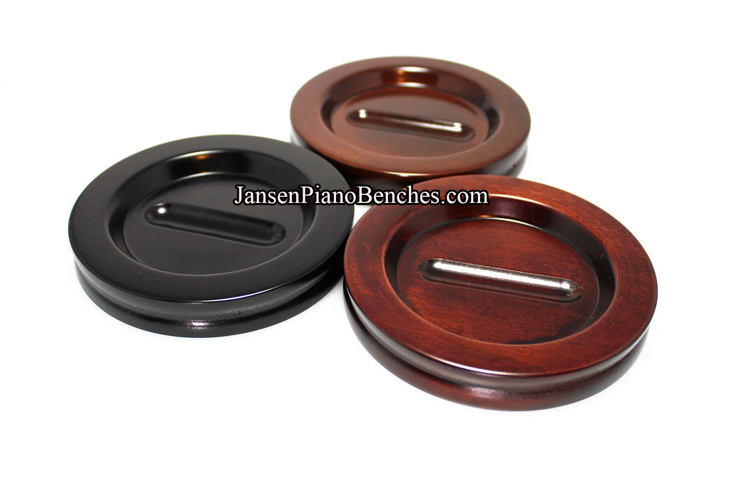 5" Jansen Satin Grand Piano Caster Cups - Image 28