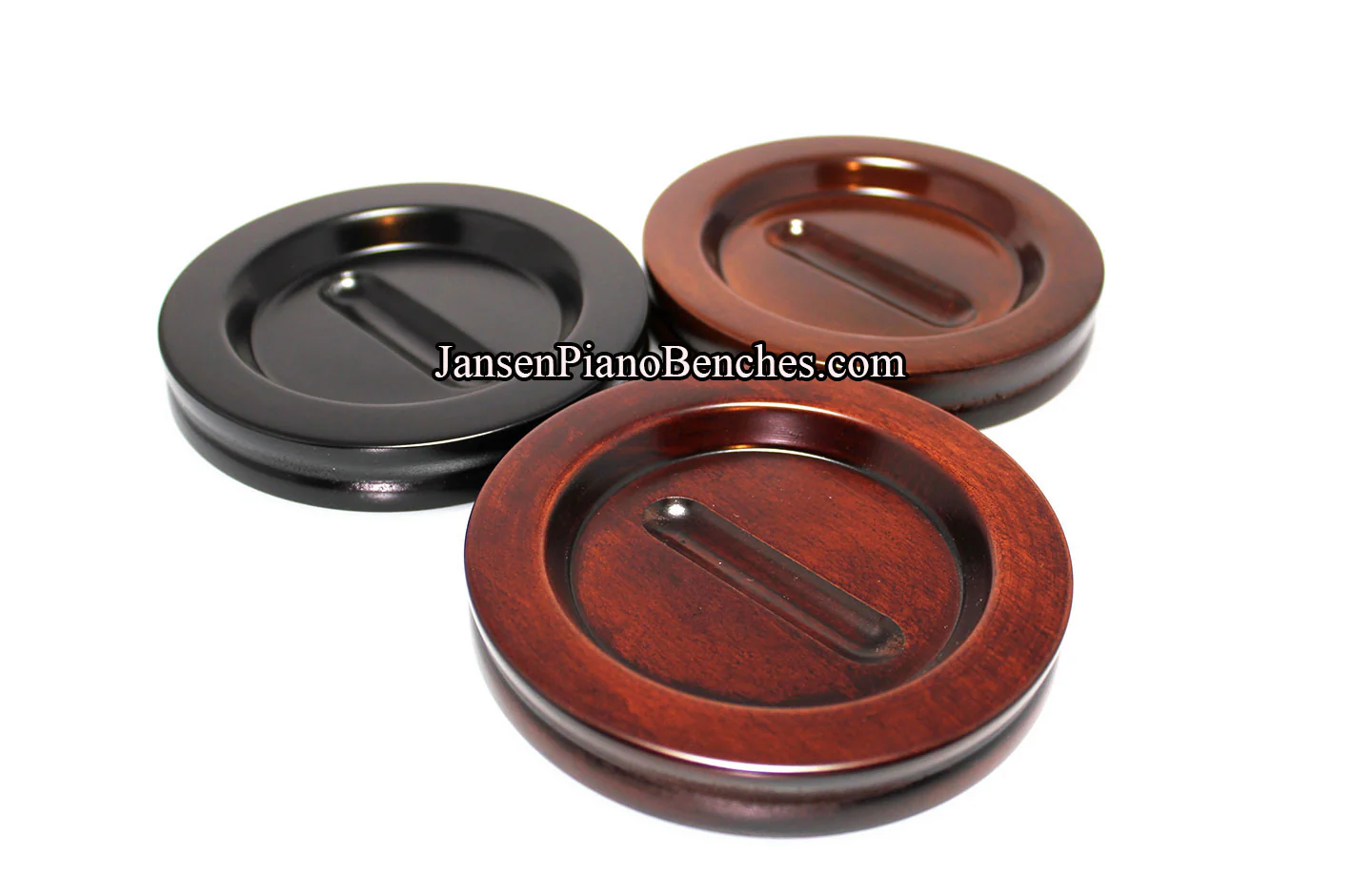 5" Jansen Satin Grand Piano Caster Cups - Image 30