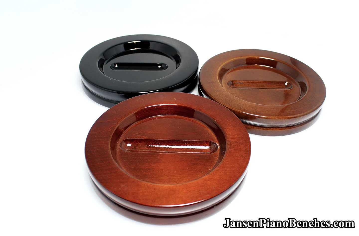 5 1/2" Jansen High Polish Grand Piano Caster Cups - Image 13