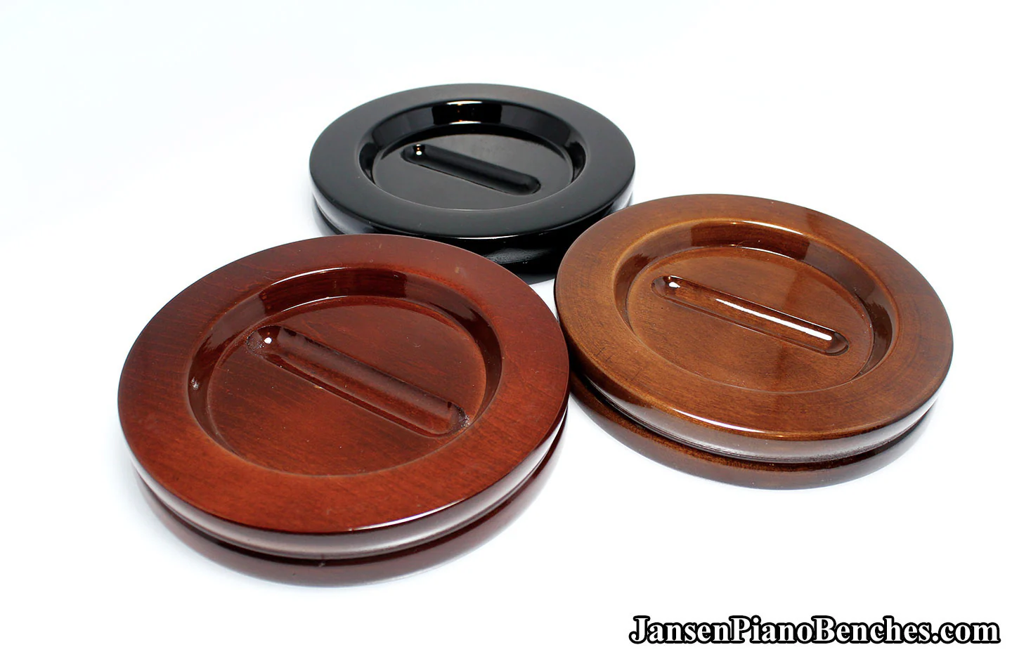 5 1/2" Jansen High Polish Grand Piano Caster Cups - Image 15