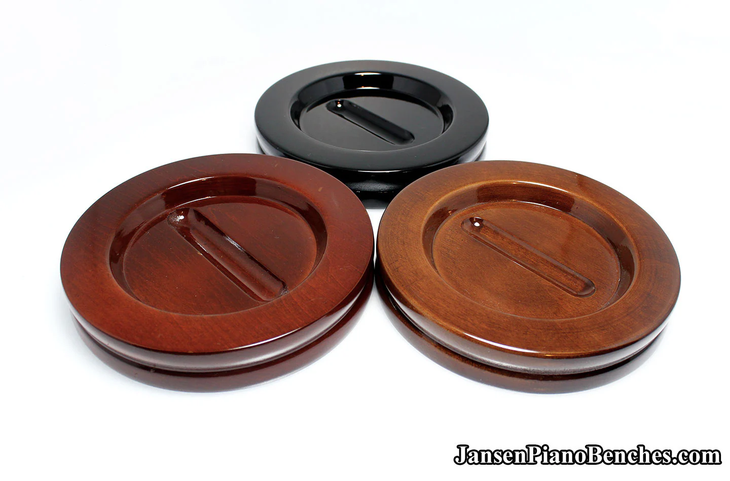 5 1/2" Jansen High Polish Grand Piano Caster Cups - Image 16