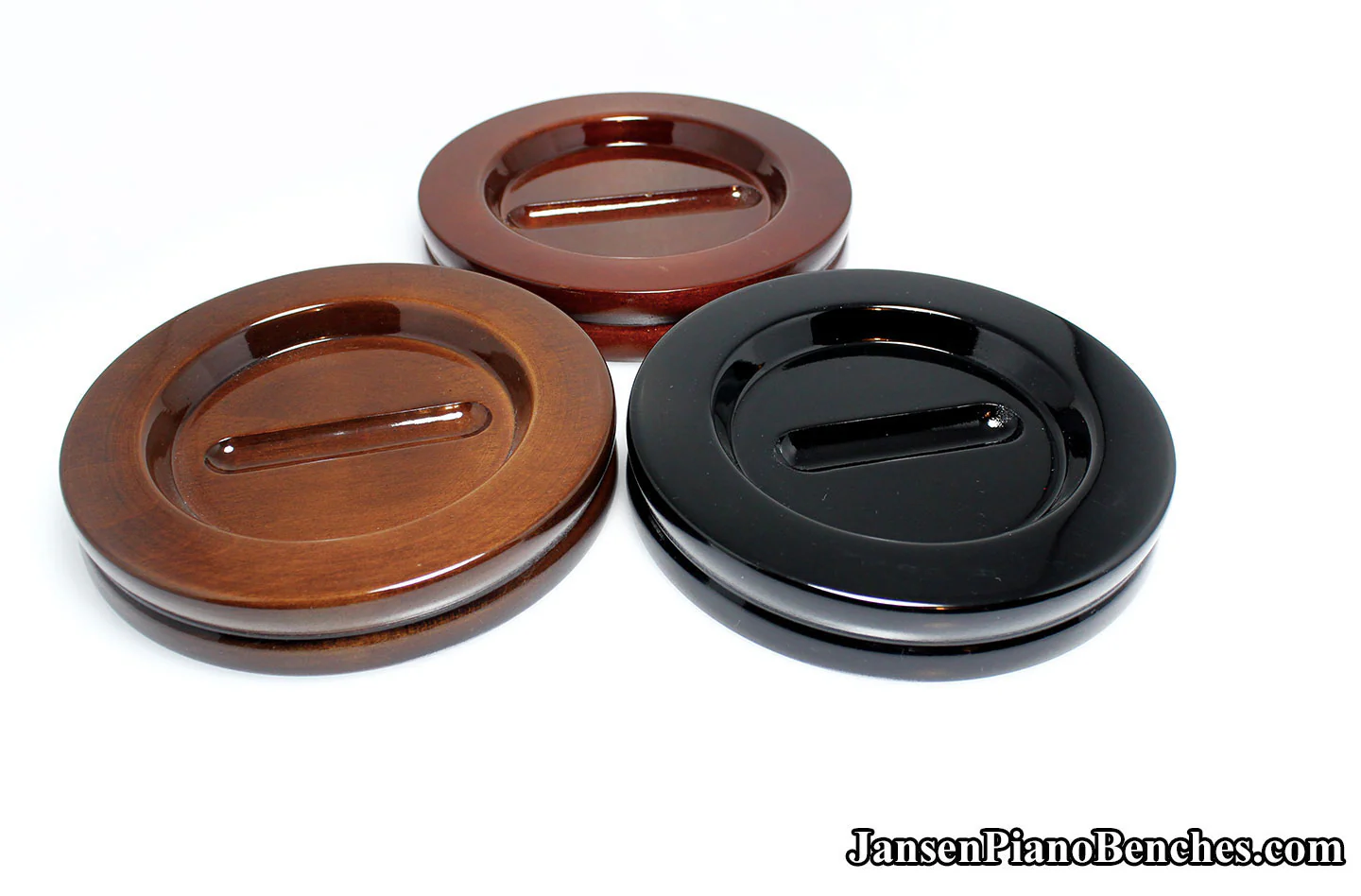 5 1/2" Jansen High Polish Grand Piano Caster Cups - Image 24