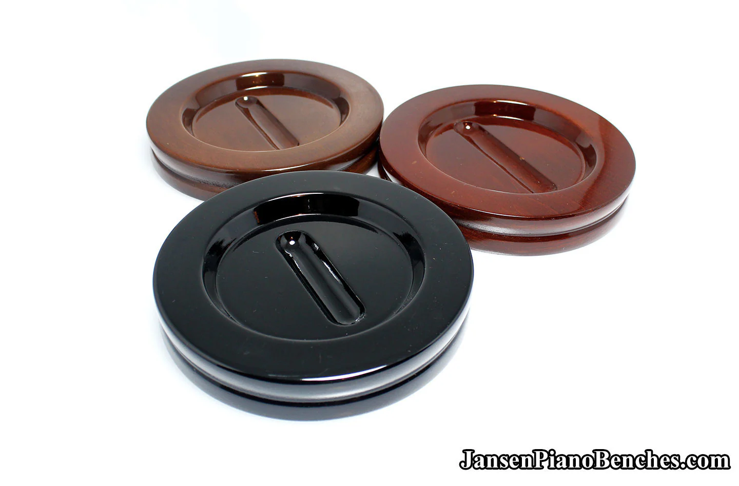 5 1/2" Jansen High Polish Grand Piano Caster Cups - Image 29