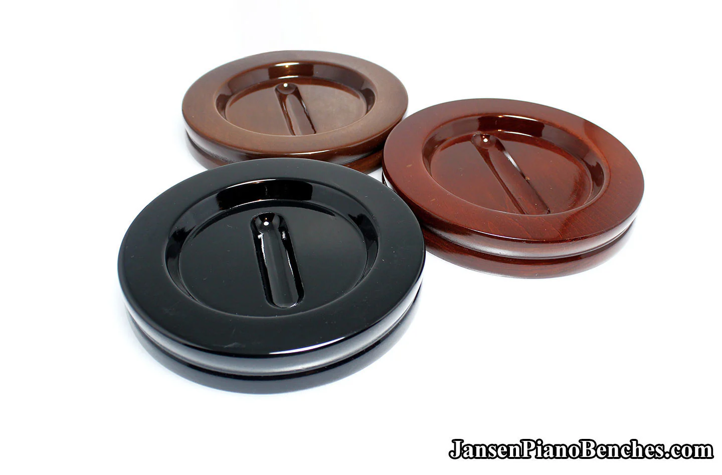 5 1/2" Jansen High Polish Grand Piano Caster Cups - Image 30