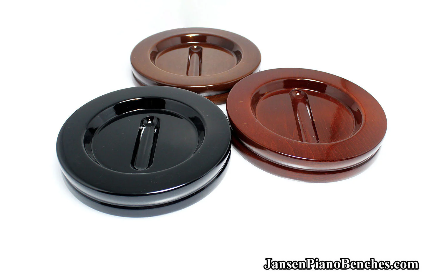5 1/2" Jansen High Polish Grand Piano Caster Cups - Image 31