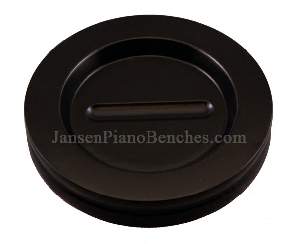 5 1/2" Jansen Satin Grand Piano Caster Cups - Image 2