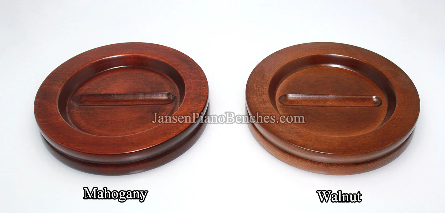 5 1/2" Jansen Satin Grand Piano Caster Cups - Image 8