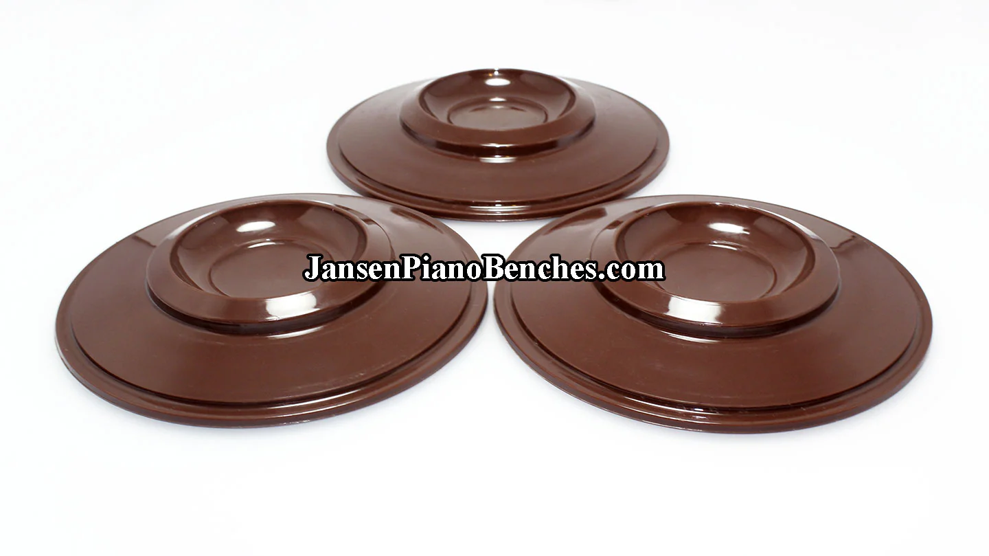 5 3/4" Plastic Piano Caster Cups - Image 6