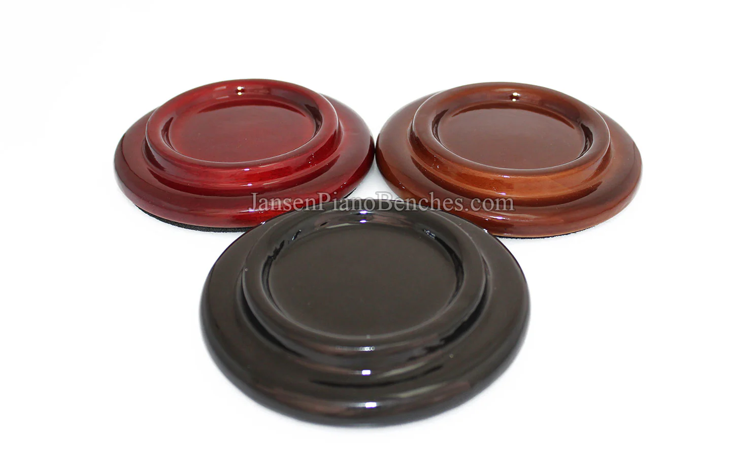 5" Hardwood Piano Caster Cups - Satin or High Gloss - Image 20