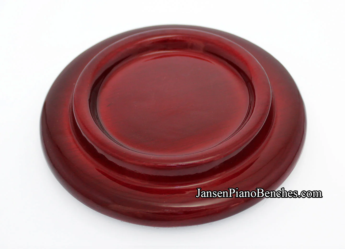 5" Hardwood Piano Caster Cups - Satin or High Gloss - Image 4