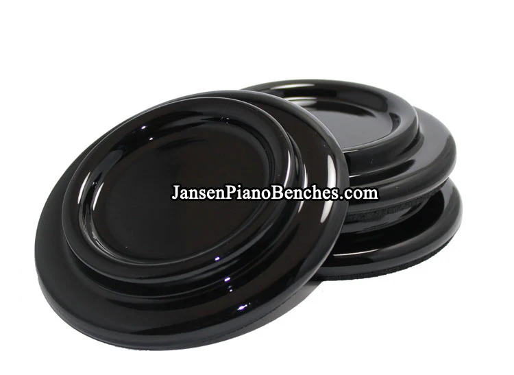 5" Hardwood Piano Caster Cups - Satin or High Gloss - Image 6