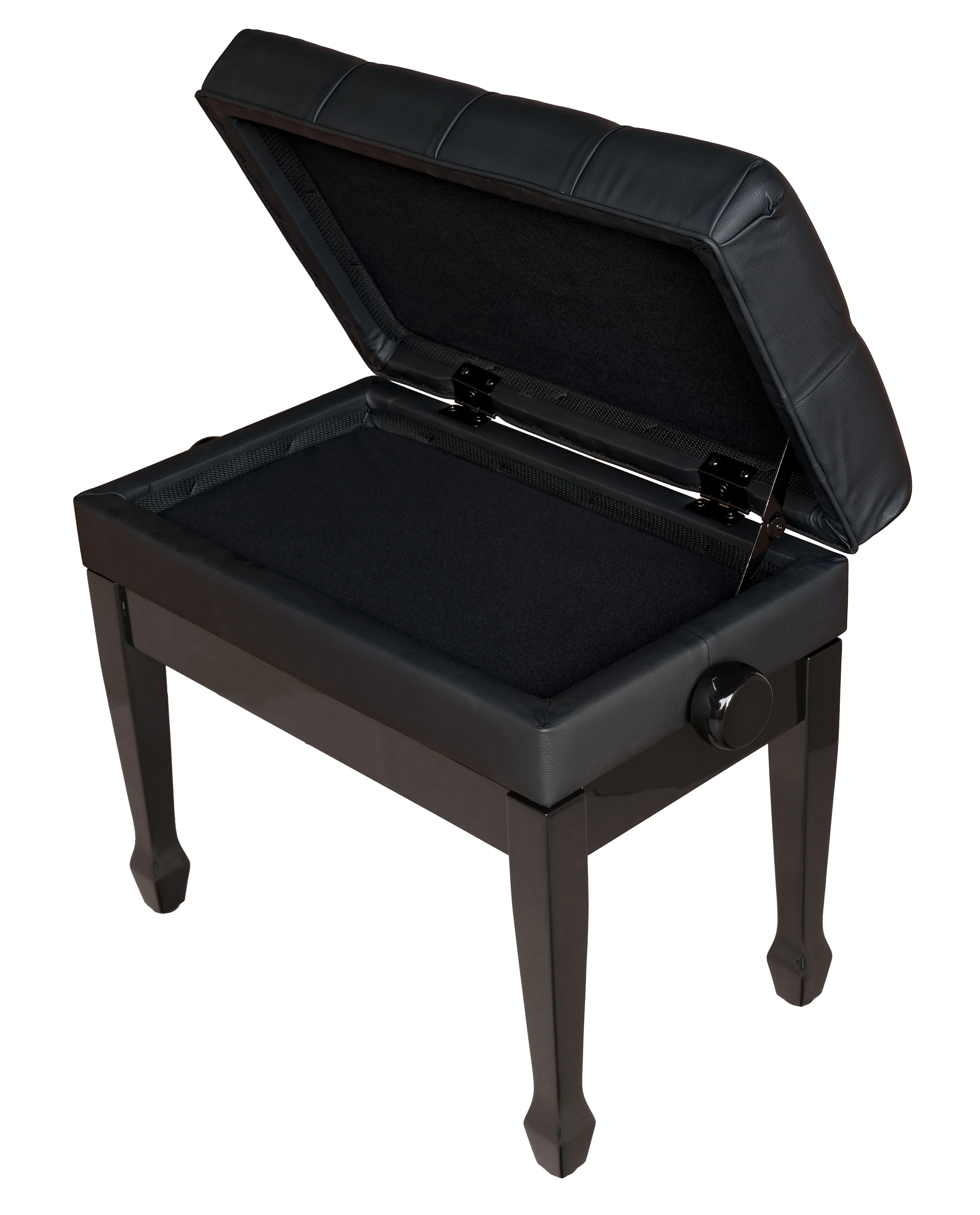 Adjustable Height Piano Bench with Sheet Music Storage - Image 2