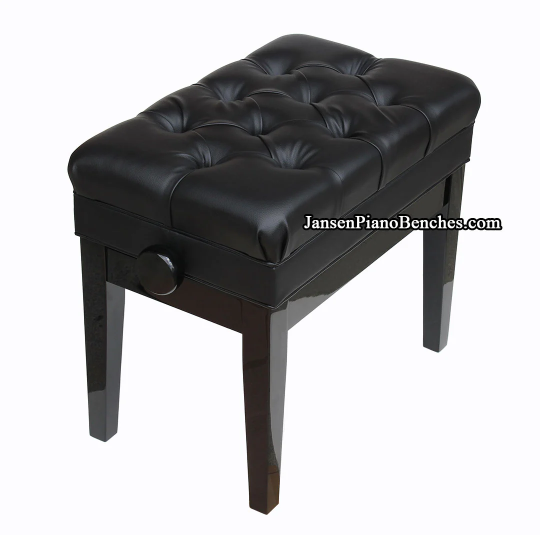 Adjustable Piano Bench with Music Storage Compartment - Image 6