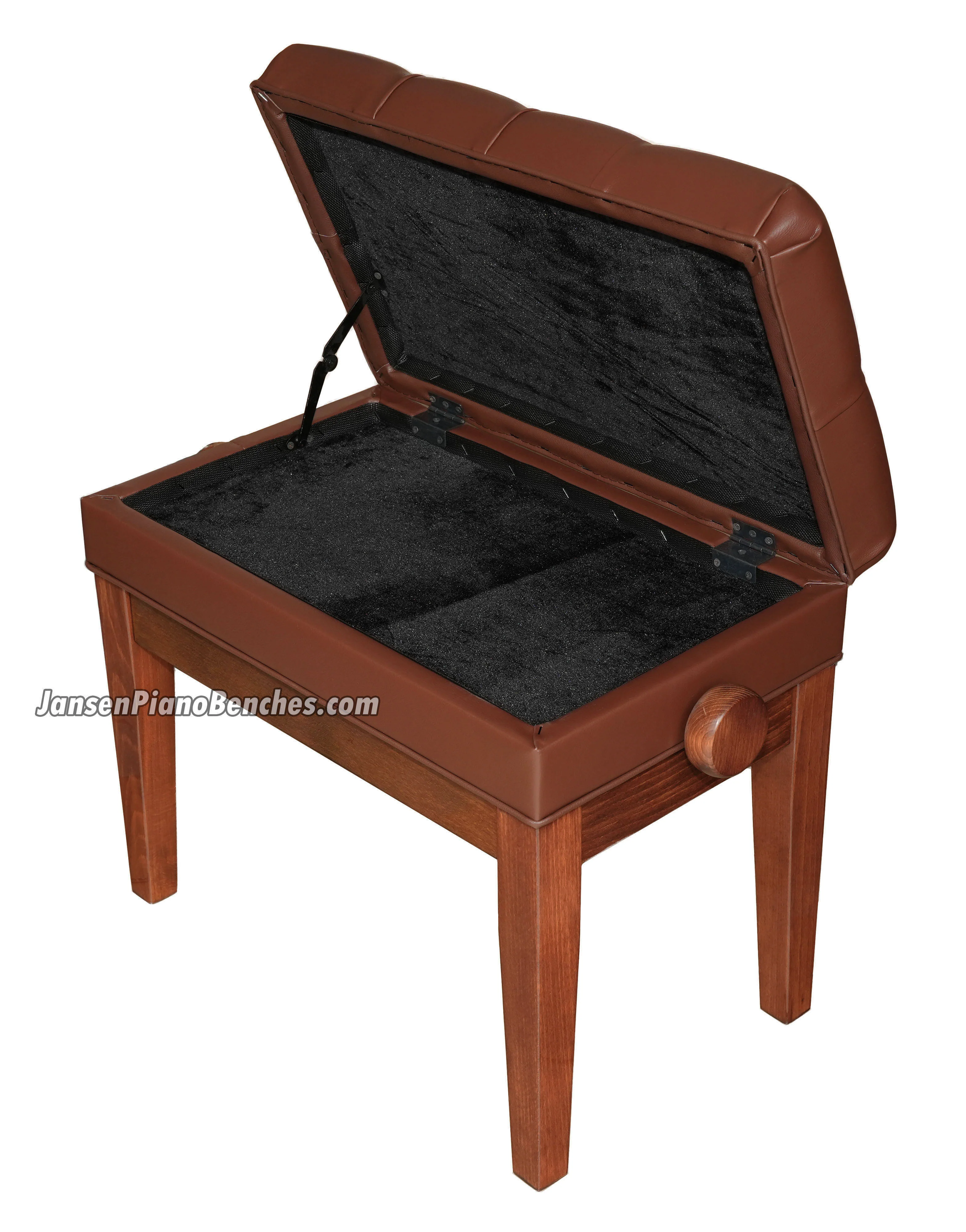 Adjustable Piano Bench with Music Storage Compartment - Image 9