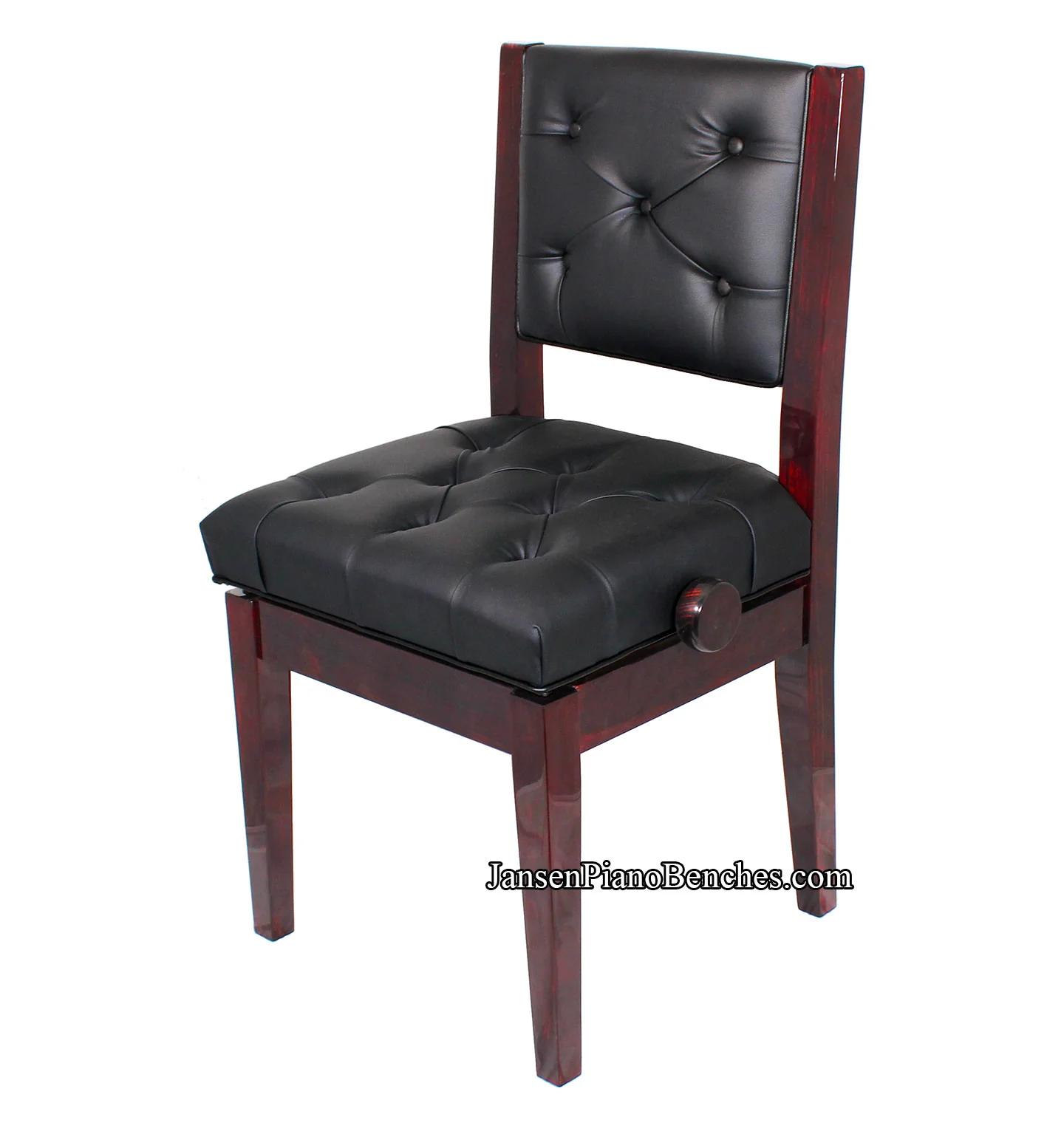 Adjustable Piano Chair with Diamond Tufted Padding - Image 5
