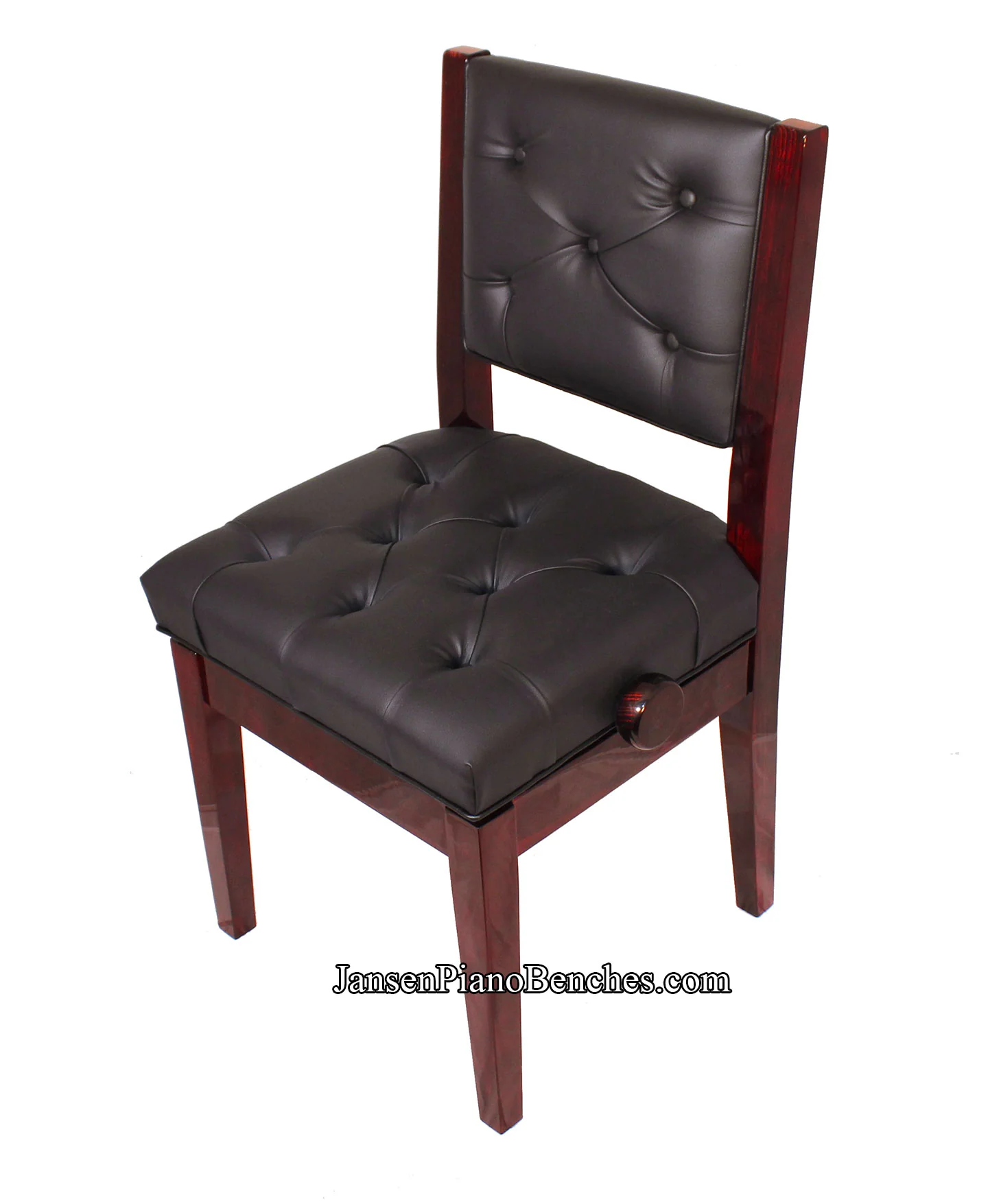 Adjustable Piano Chair with Diamond Tufted Padding - Image 6
