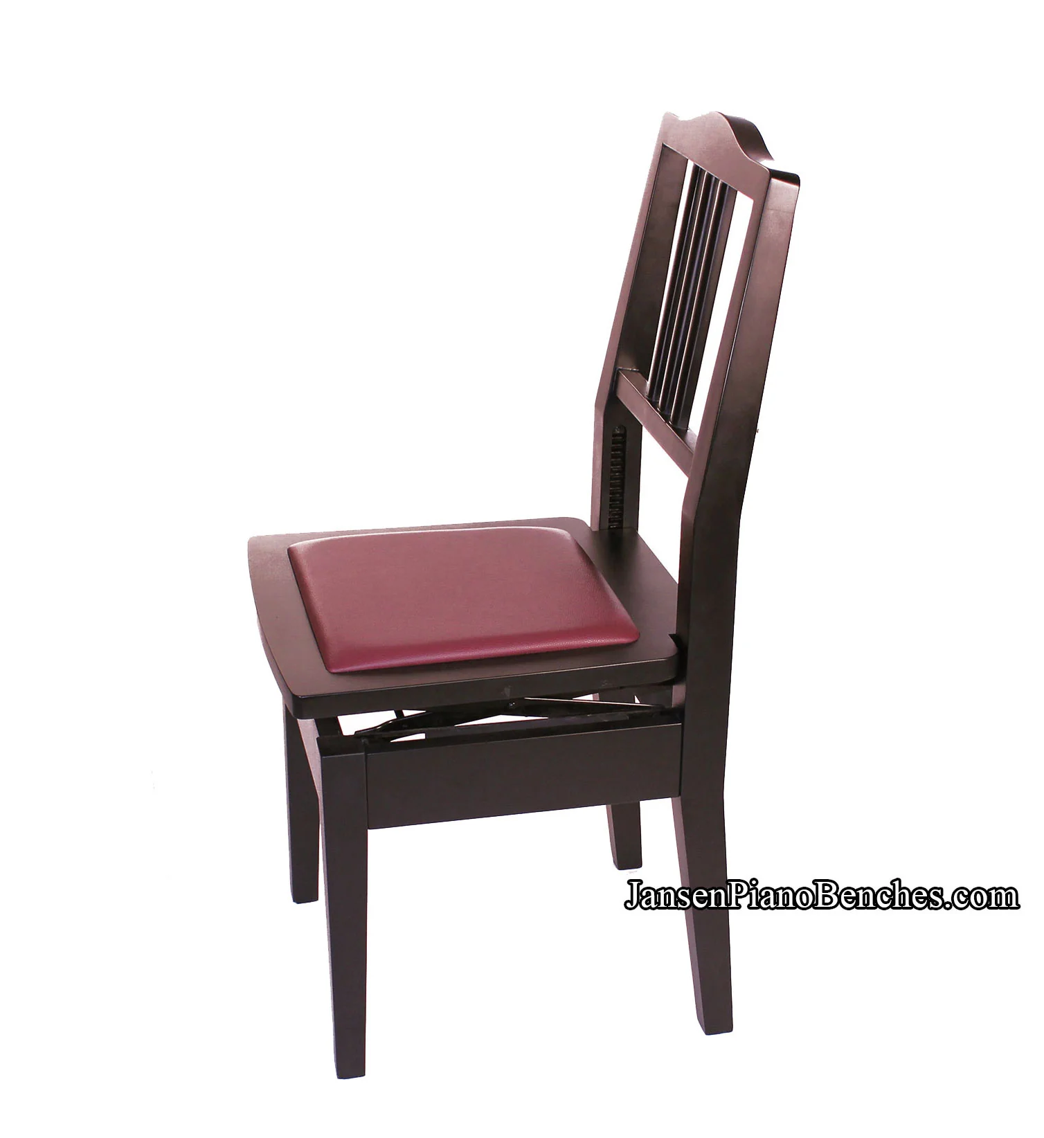 Adjustable Piano Chair - Wood Back - Image 12