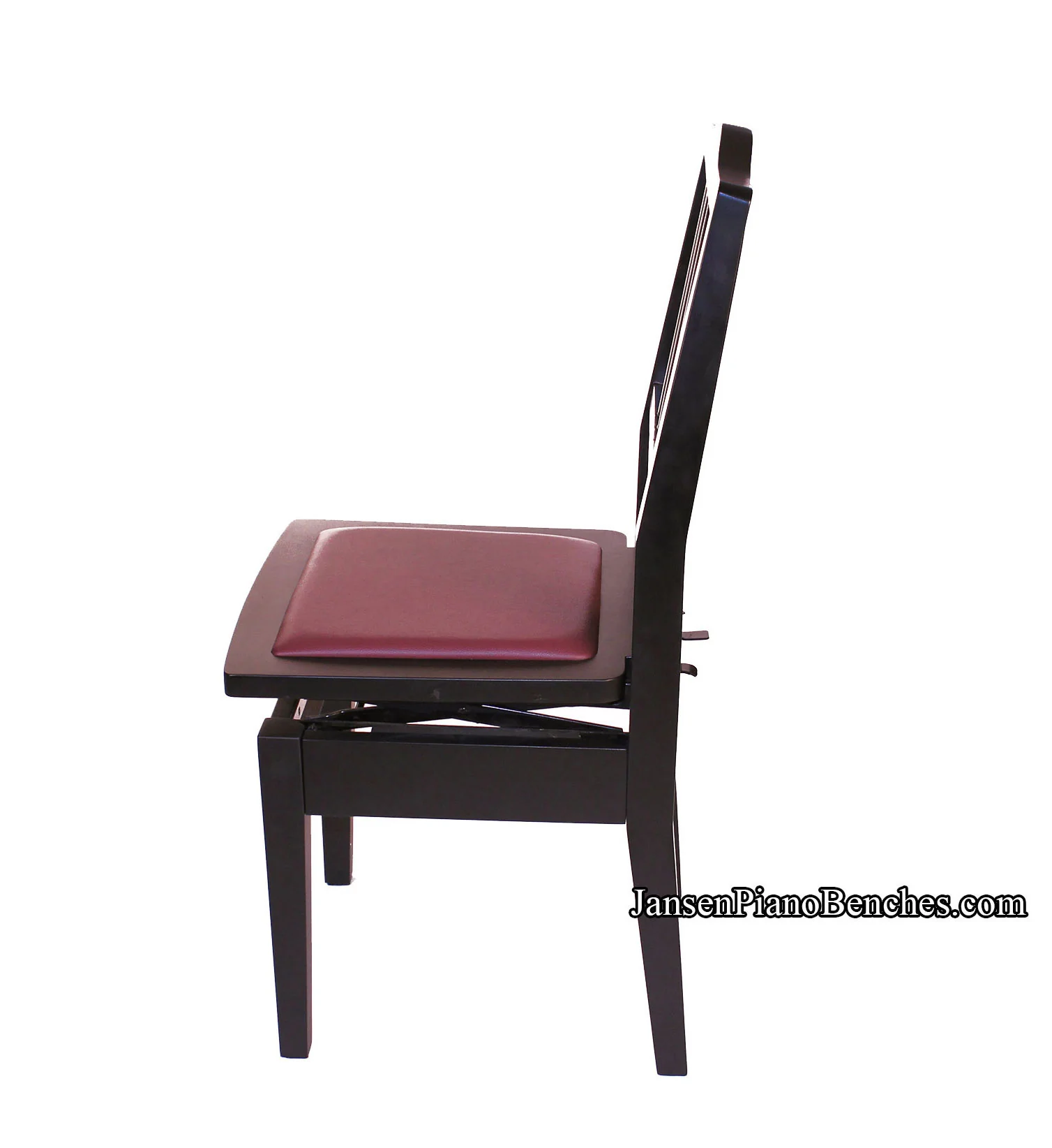 Adjustable Piano Chair - Wood Back - Image 13