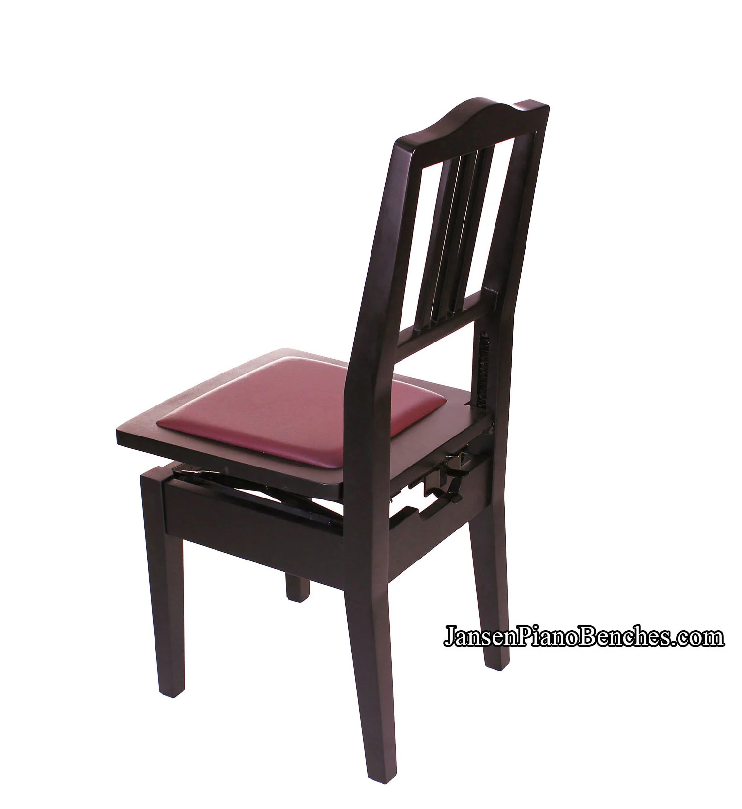 Adjustable Piano Chair - Wood Back - Image 16