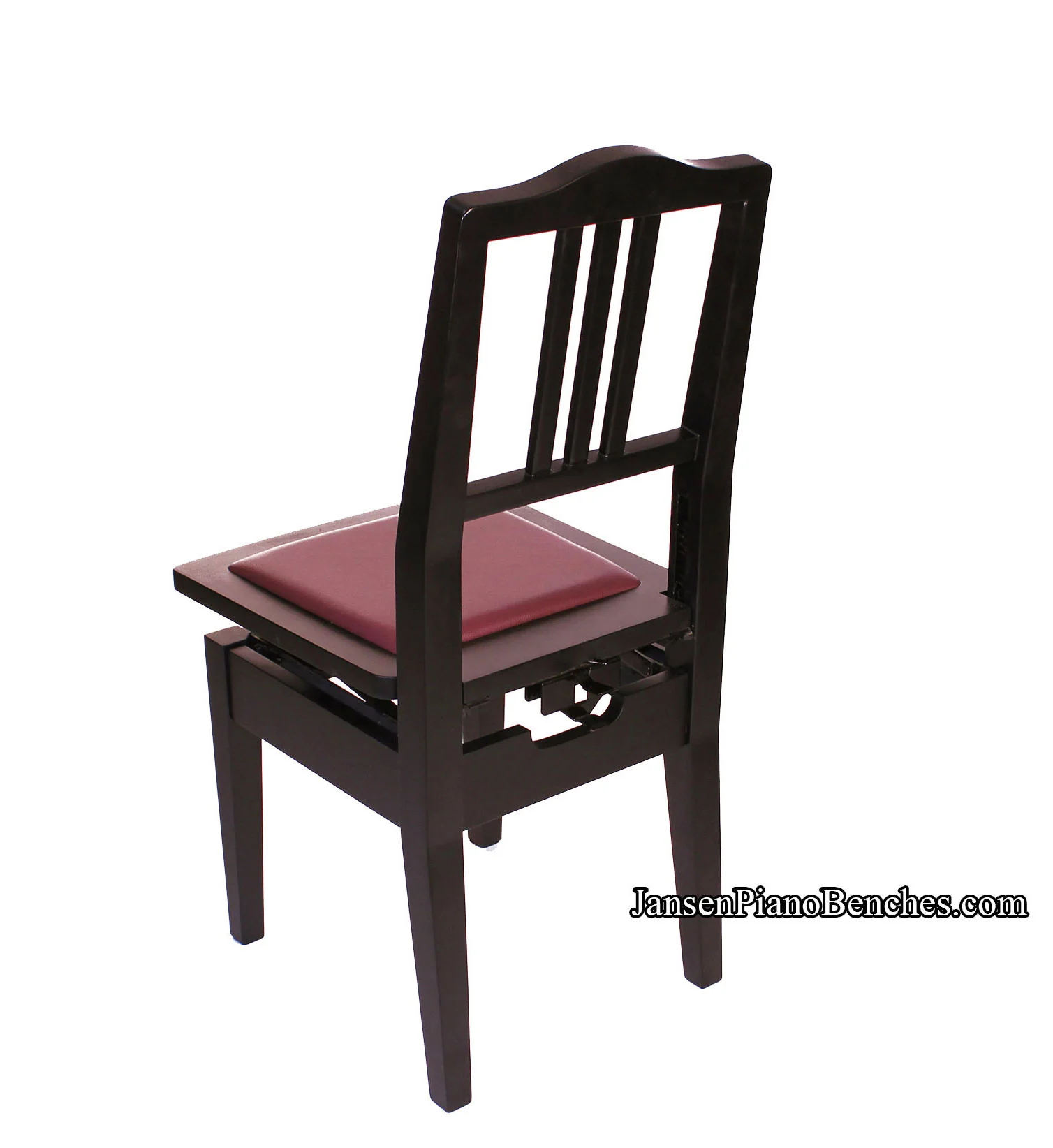 Adjustable Piano Chair - Wood Back - Image 18