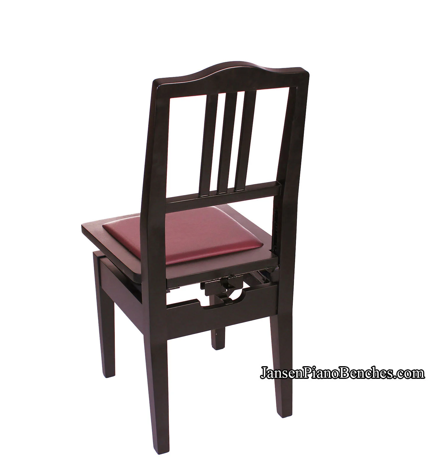 Adjustable Piano Chair - Wood Back - Image 19