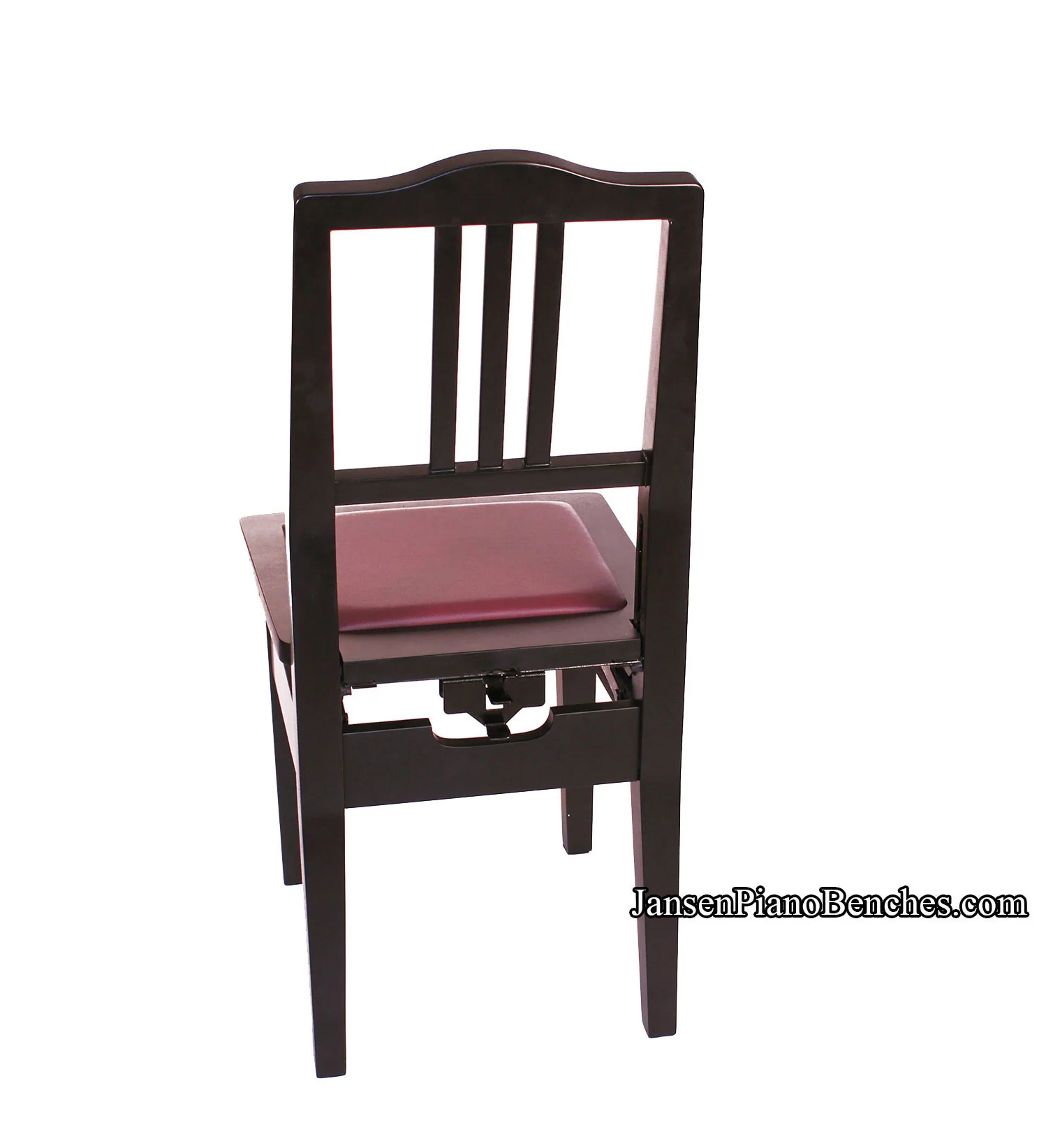Adjustable Piano Chair - Wood Back - Image 20