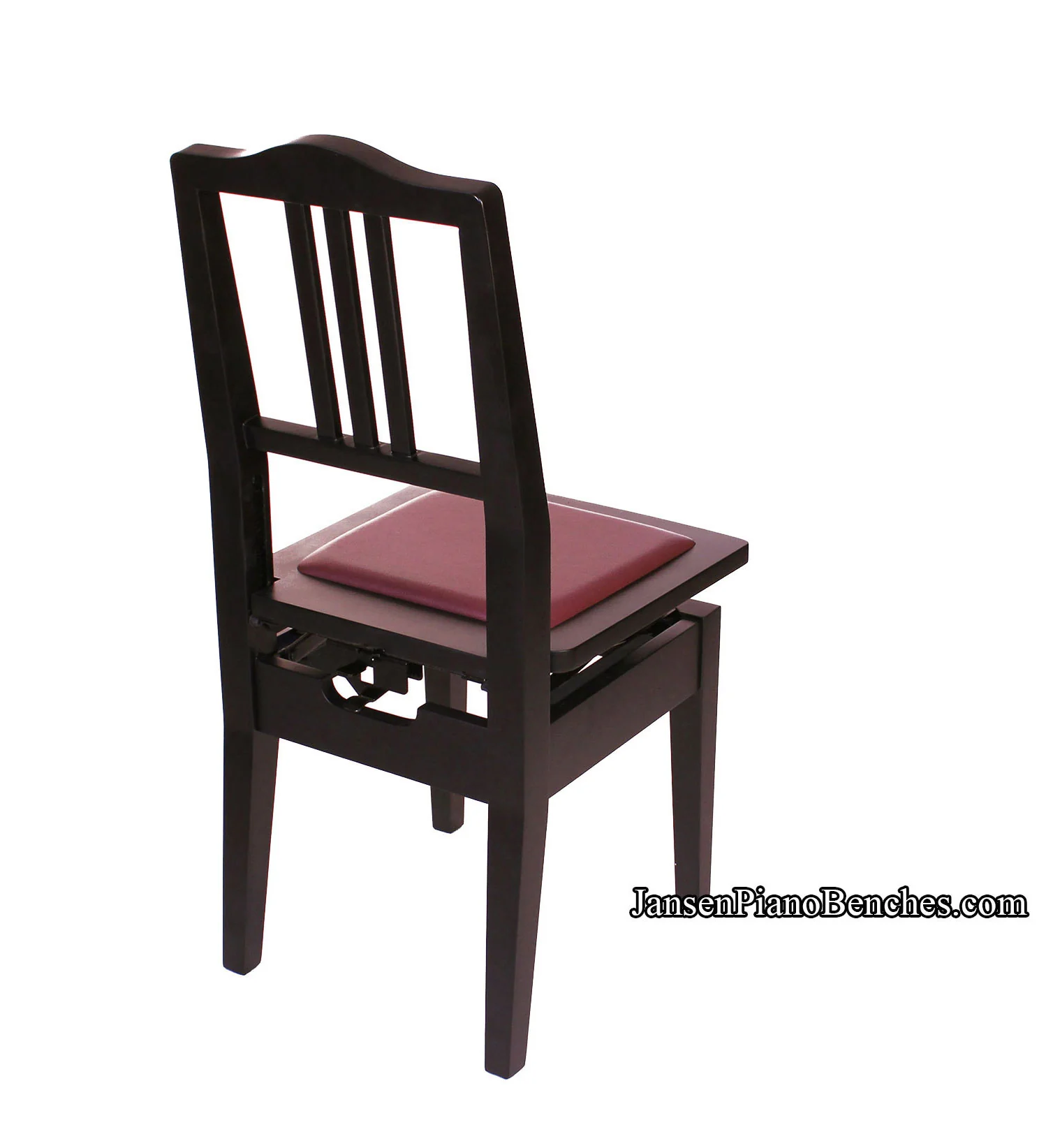 Adjustable Piano Chair - Wood Back - Image 23